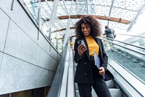 Girl with phone