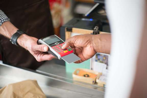 Paying with card