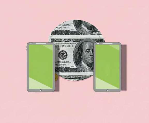 Phone and money