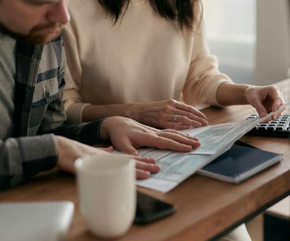Couple with Papers 2