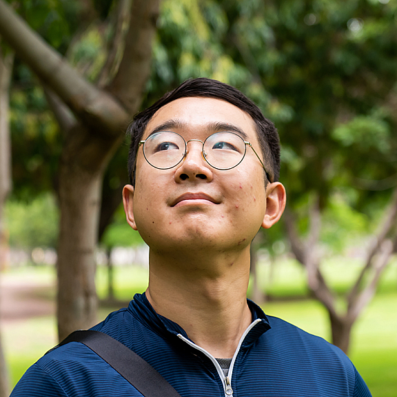 Man Looking up