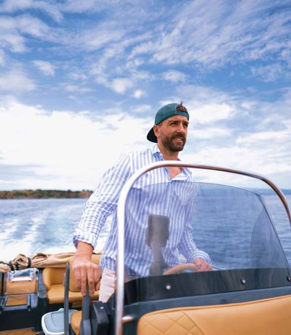 Man on Boat