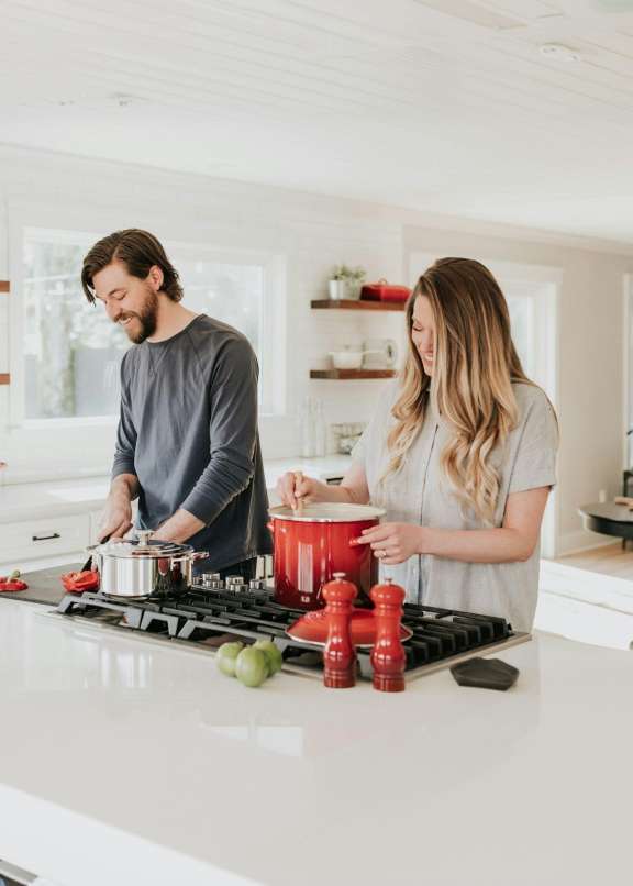 Couple in Kitchen