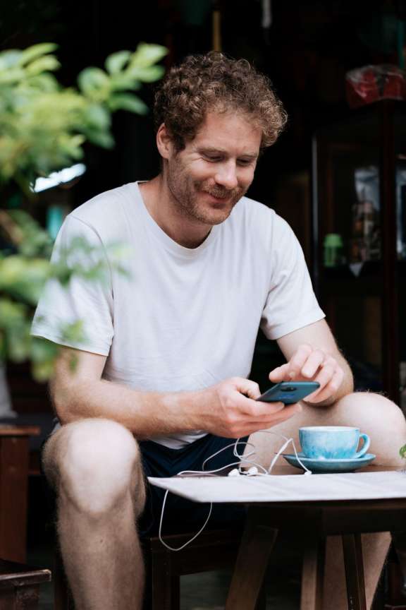 Man on phone 2